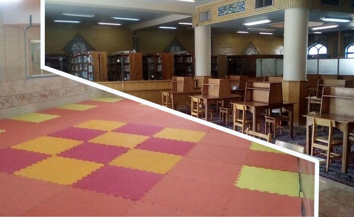 کتابخانه، سالن مطالعه و سالن ورزشی